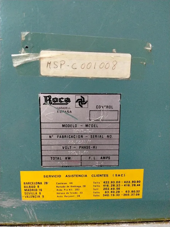 Roca BCVI-7 (bomba de calor) — photo 1